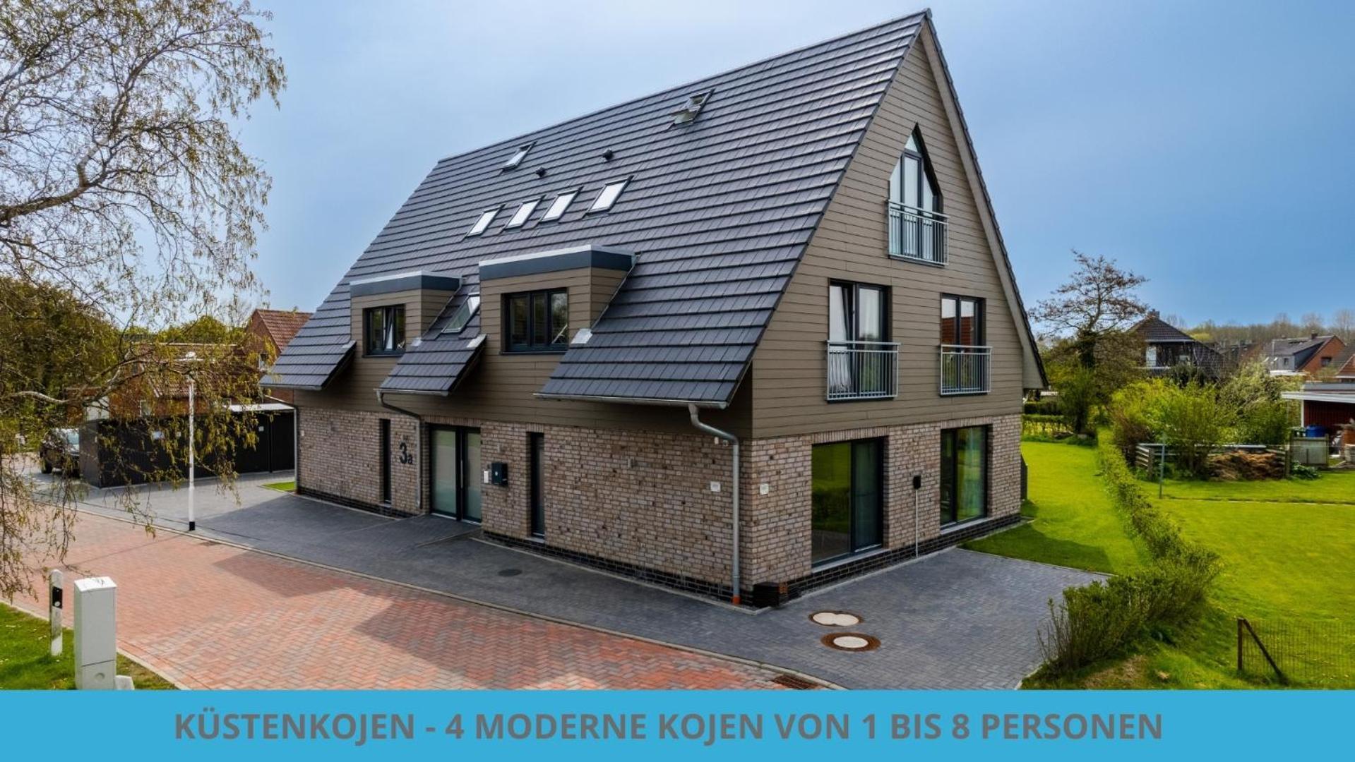 Kuestenkojen Mit 4 Ferienwohnungen Fuer 1 Bis 8 Pers Mit Diversen Schlafzimmern, Garten Oder Balkon Бюзум Экстерьер фото
