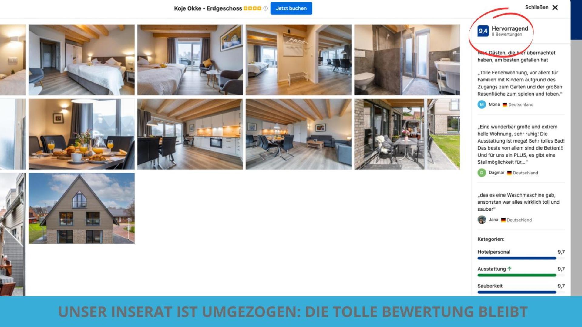Kuestenkojen Mit 4 Ferienwohnungen Fuer 1 Bis 8 Pers Mit Diversen Schlafzimmern, Garten Oder Balkon Бюзум Экстерьер фото